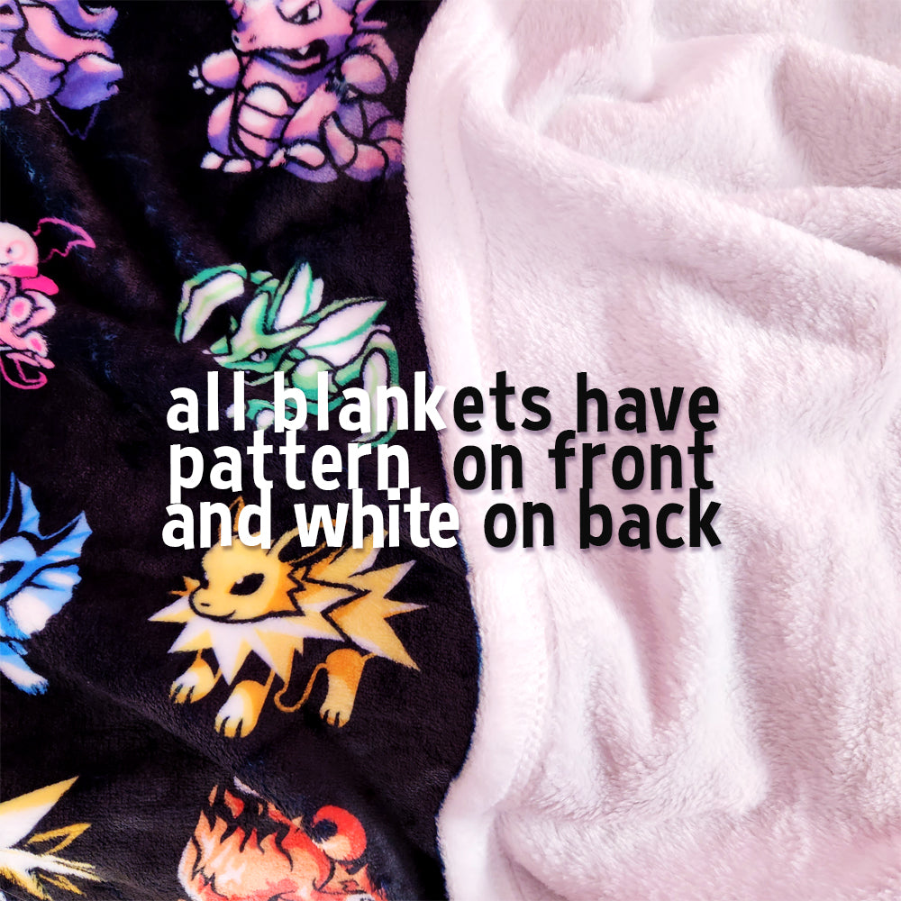 Kanto 151 Throw Blanket - Versiris - Art by Versiris