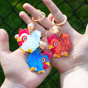 Pocket Cucco Keychain - Versiris - Art by Versiris