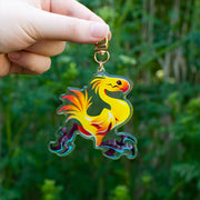 Chocobo Companion Keychain - Versiris - Art by Versiris