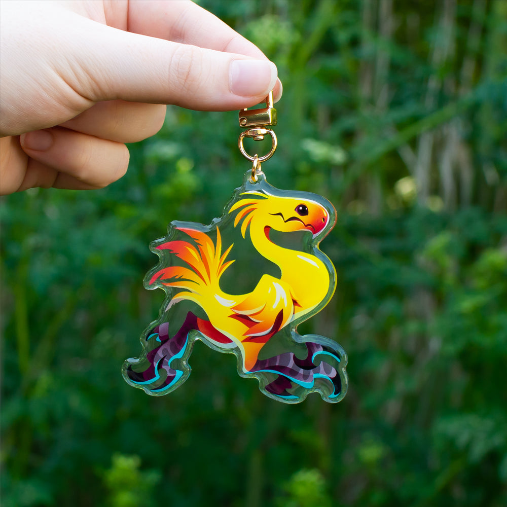 Chocobo Companion Keychain - Versiris - Art by Versiris