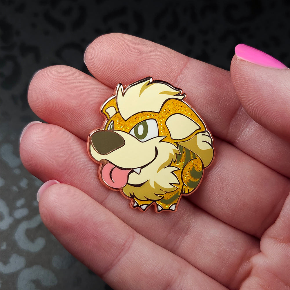 GOOD DOG Growlithe Pin - Versiris - Art by Versiris