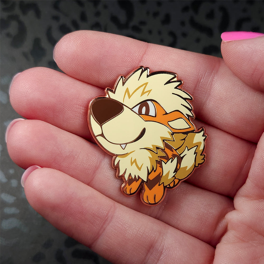 GOOD DOG Arcanine Pin - Versiris - Art by Versiris