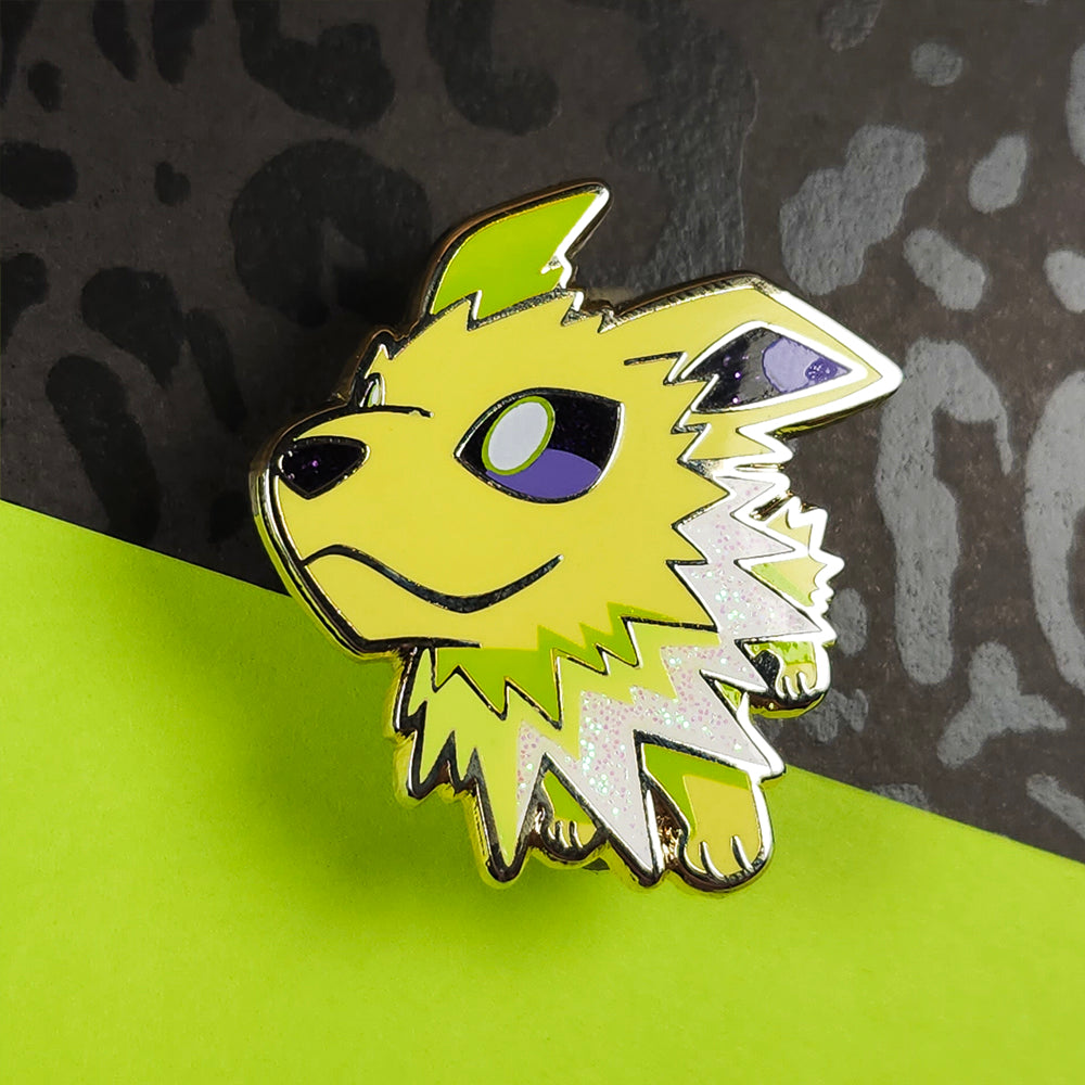 GOOD DOG Jolteon Pin - Versiris - Art by Versiris