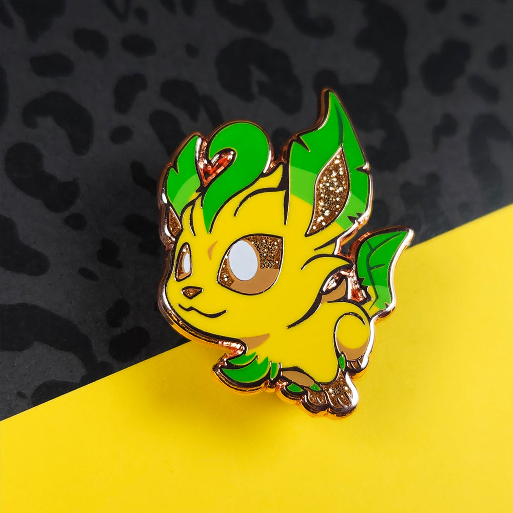 GOOD DOG Leafeon Pin - Versiris - Art by Versiris