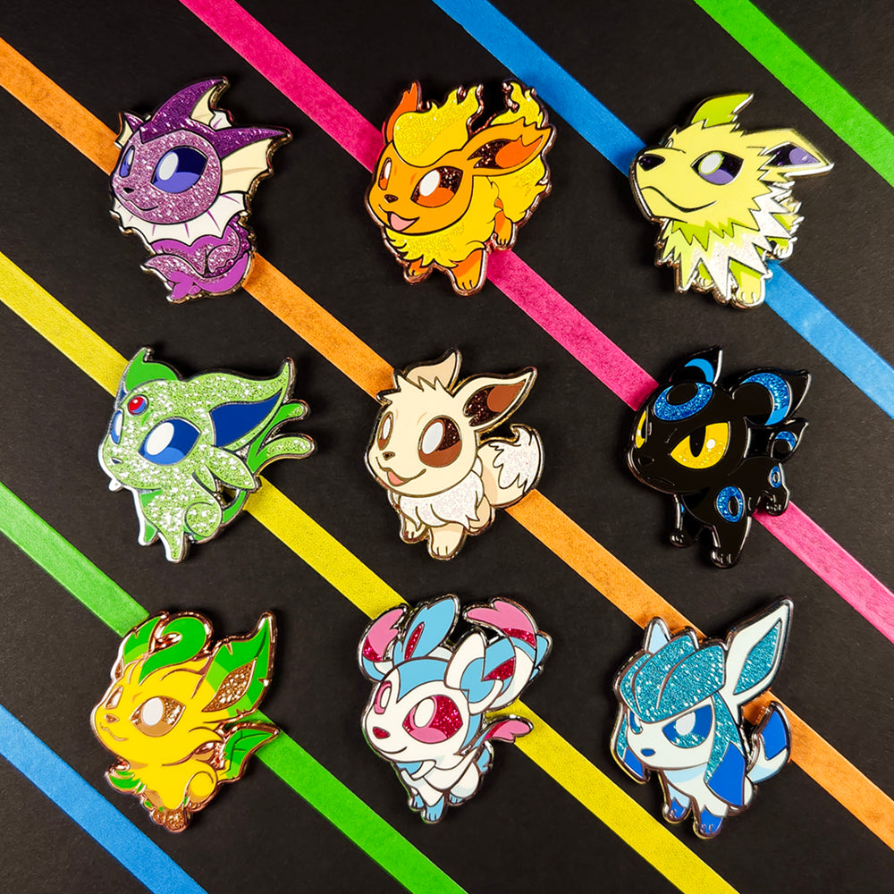 GOOD DOG Eeveelutions Pin Set - Versiris - Art by Versiris