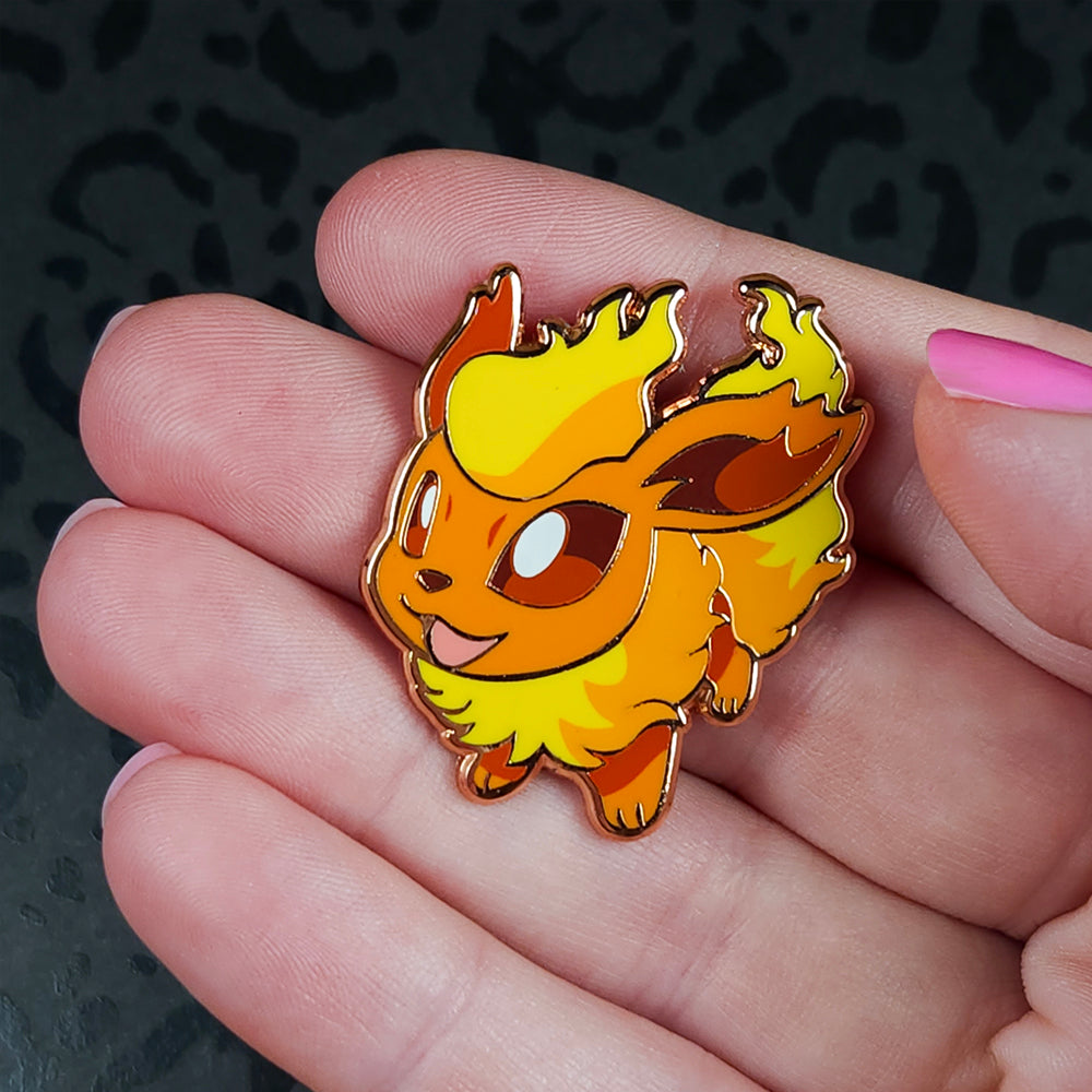 GOOD DOG Flareon Pin - Versiris - Art by Versiris