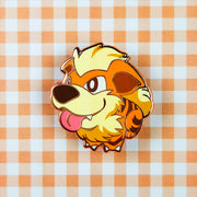 GOOD DOG Growlithe Pin - Versiris - Art by Versiris