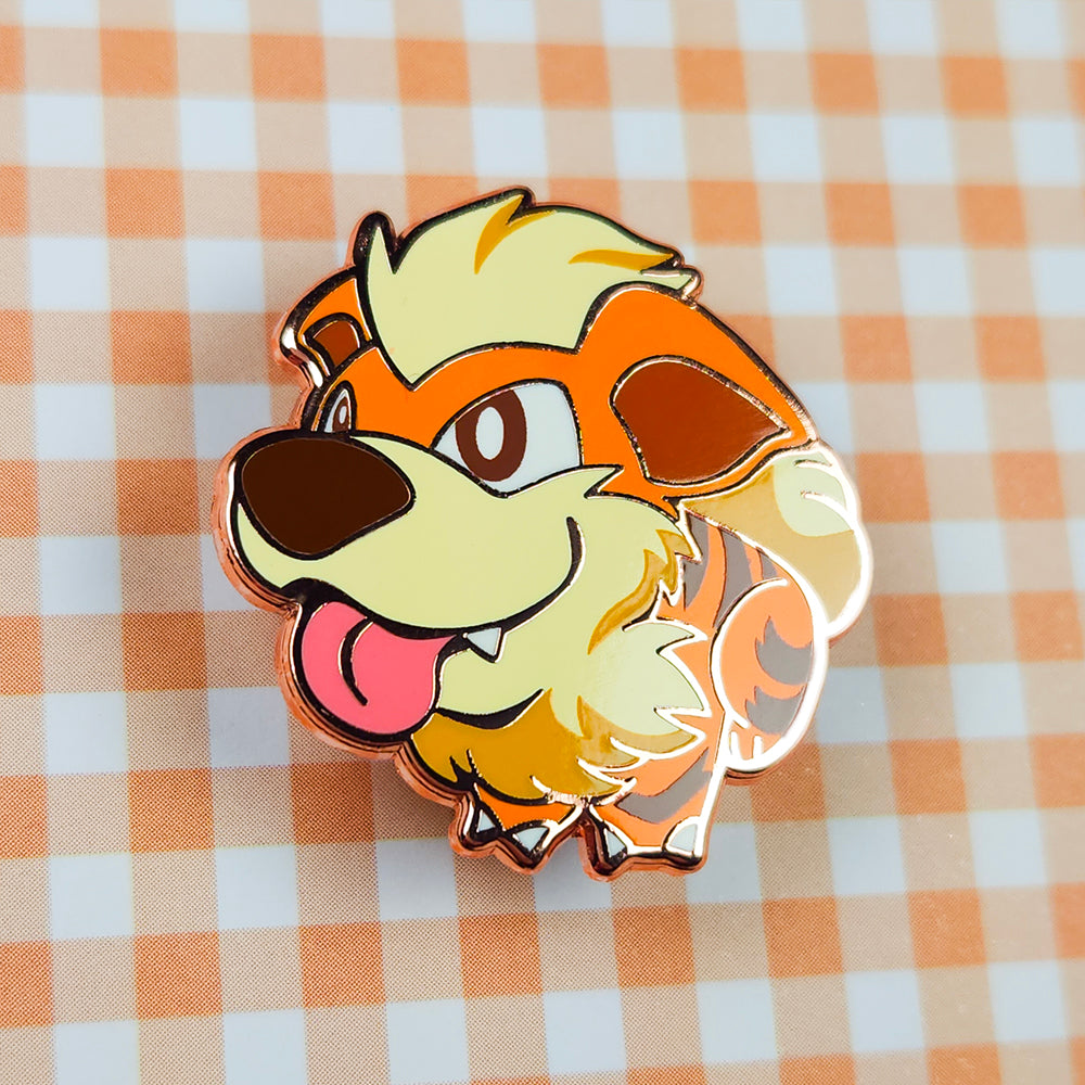 GOOD DOG Growlithe Pin - Versiris - Art by Versiris