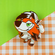 GOOD DOG Lycanroc Pin - Versiris - Art by Versiris