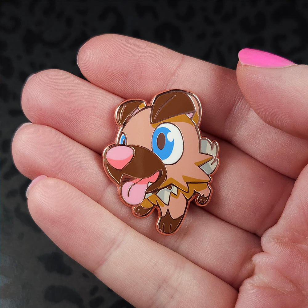 GOOD DOG Rockruff Pin - Versiris - Art by Versiris