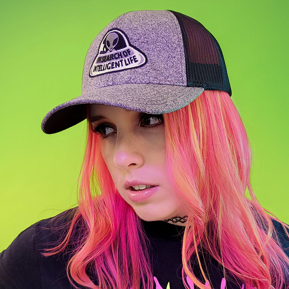 ISO Intelligent Life UFO Trucker Hat - Versiris - Art by Versiris