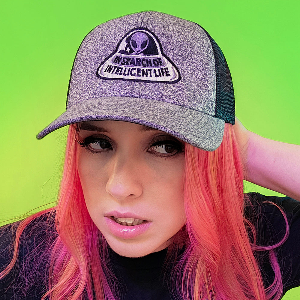 ISO Intelligent Life UFO Trucker Hat - Versiris - Art by Versiris