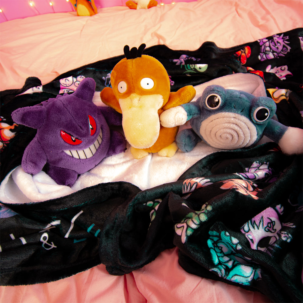 pokemon gen 1 Kanto all 151 pokemon Throw Blanket - Versiris - Art by Versiris