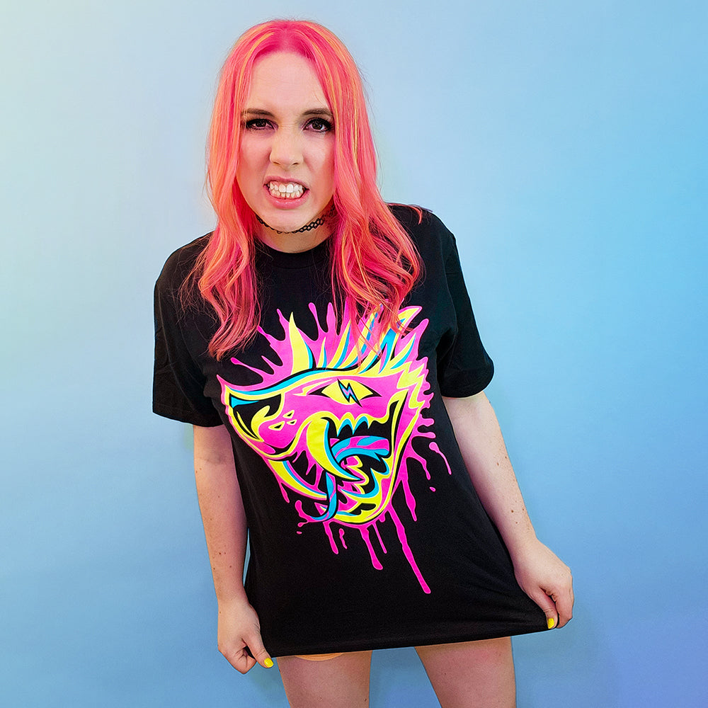 Neon Chupacabra T-Shirt - Versiris - Art by Versiris
