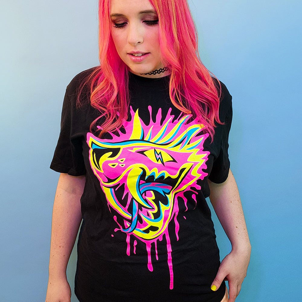 Neon Chupacabra T-Shirt - Versiris - Art by Versiris