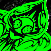 Neon Cryptids Flatwoods Monster Sticker - Versiris - Art by Versiris