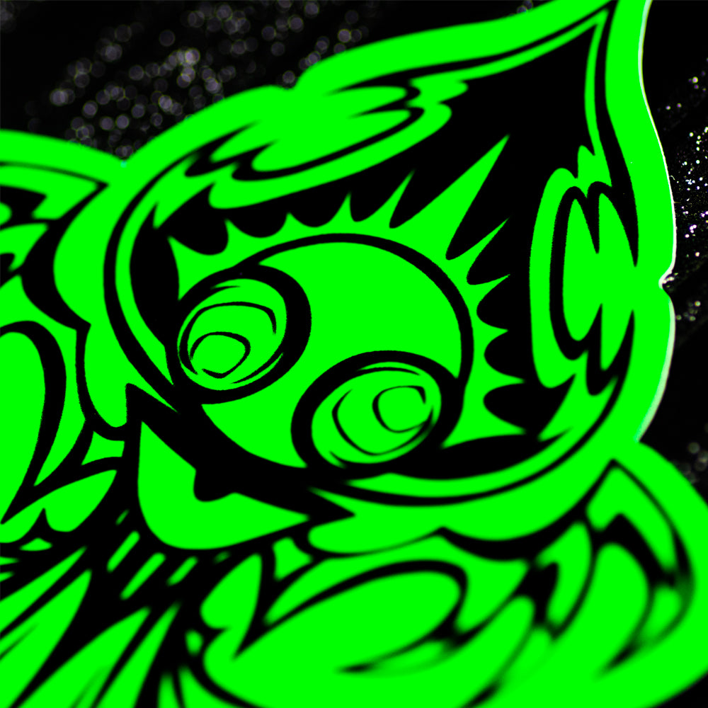 Neon Cryptids Flatwoods Monster Sticker - Versiris - Art by Versiris