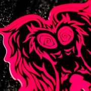 Neon Cryptids Mothman Sticker - Versiris - Art by Versiris