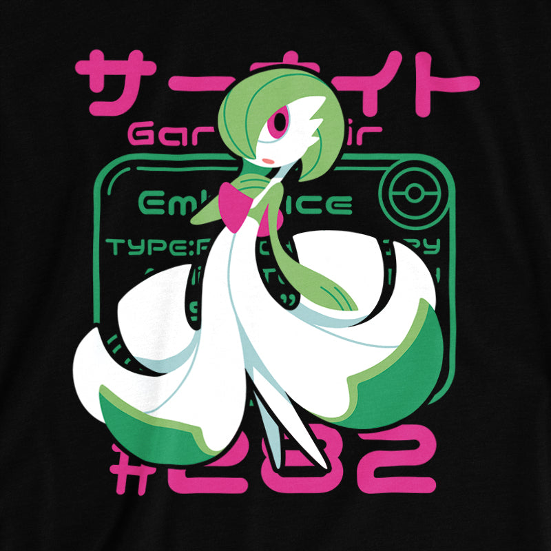 pokedex gardevoir t-shirt art by versiris