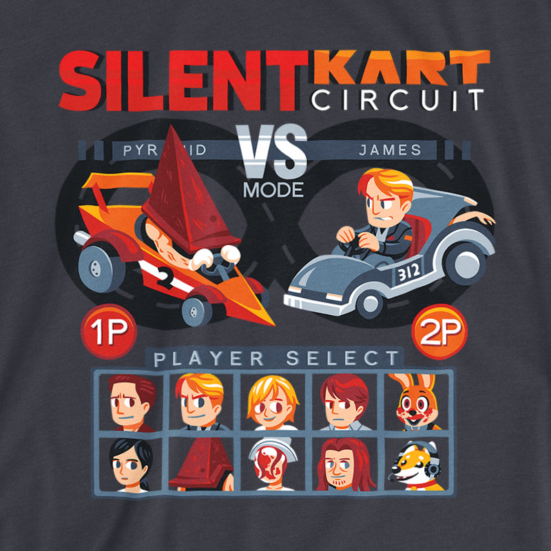 Silent Kart Circuit T-Shirt - Versiris - Art by Versiris