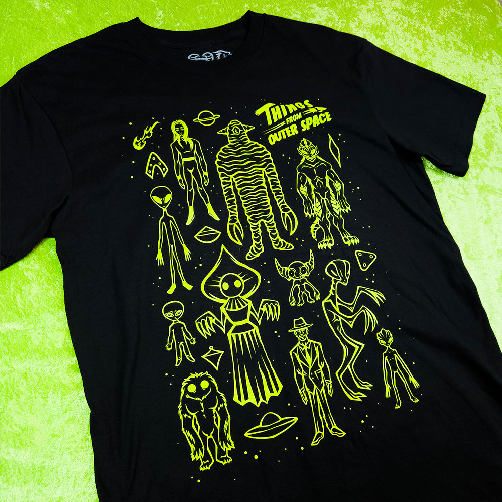 Things From Outer Space T-Shirt - Versiris - Art by Versiris