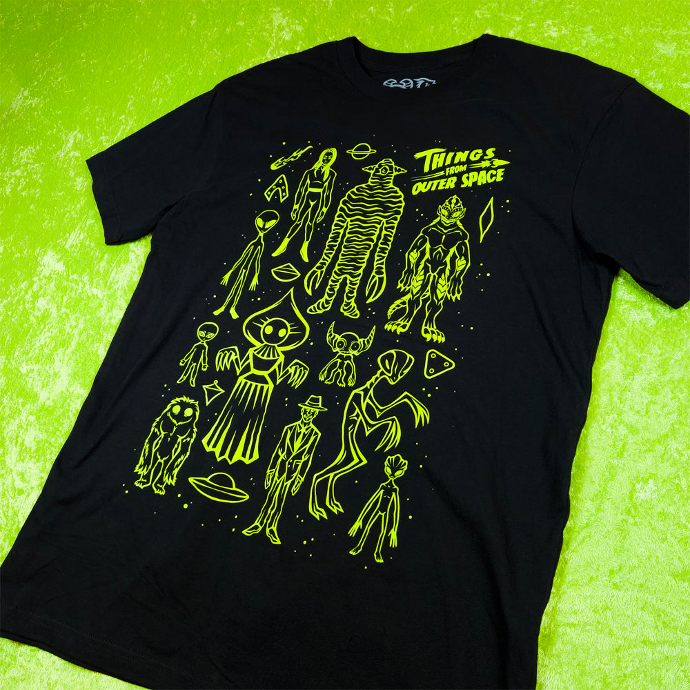 Things From Outer Space T-Shirt - Versiris - Art by Versiris