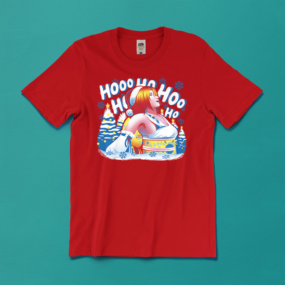 Festive Tidus Laugh T-Shirt - Versiris - Art by Versiris