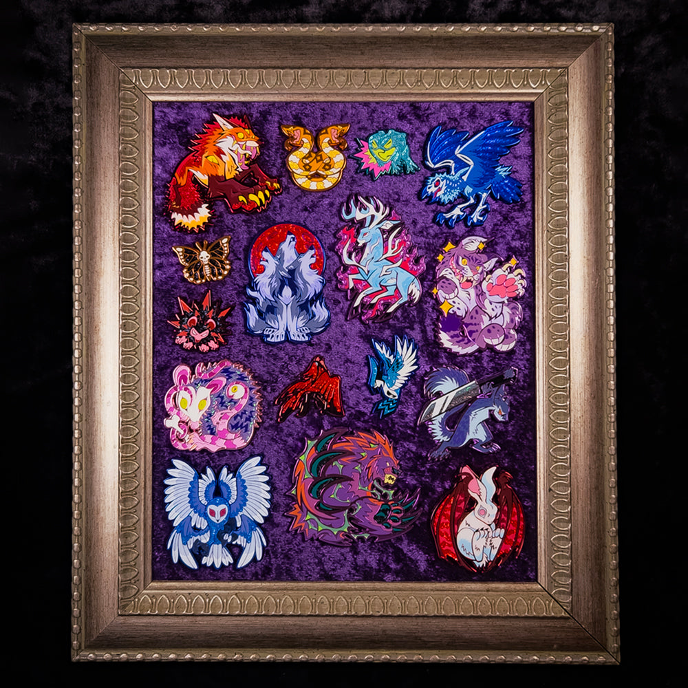 Twisted Forest Enamel Pin Set - Versiris - Art by Versiris