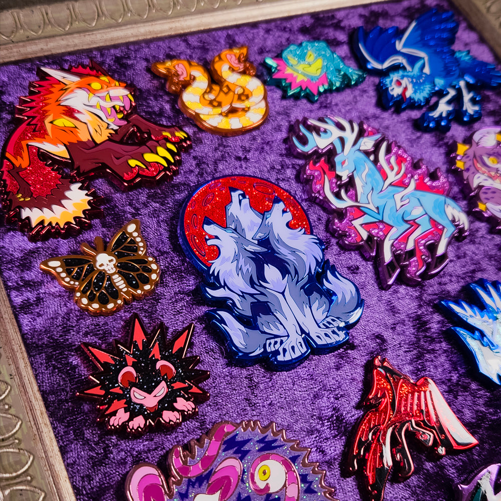 Twisted Forest Enamel Pin Set - Versiris - Art by Versiris