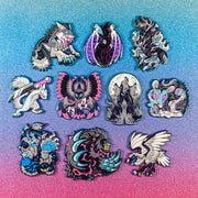 Edgy Rodent Knife Squirrel Enamel Pin - Versiris - Art by Versiris