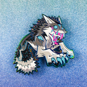 Two-Faced Trickster Fox Enamel Pin - Versiris - Art by Versiris