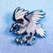 Evermore Raven Enamel Pin - Versiris - Art by Versiris