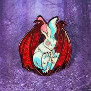 Bat Bunny Enamel Pin - Versiris - Art by Versiris