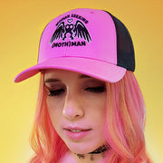 Woman Seeking Mothman Trucker Hat - Versiris - Art by Versiris