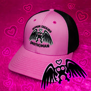 Woman Seeking Mothman Trucker Hat - Versiris - Art by Versiris