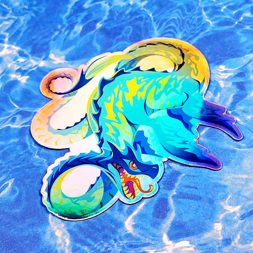 Loch Ness Monster Sticker - Versiris - Art by Versiris