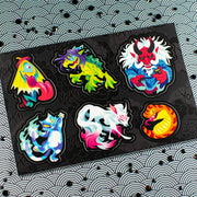 Yokai Sticker Sheet - Versiris - Art by Versiris