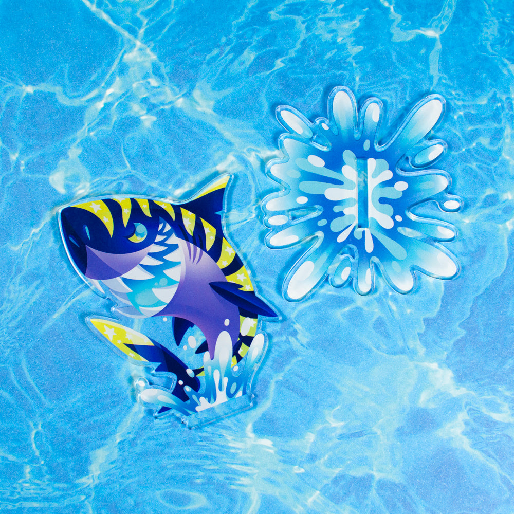 Starry Shark Acrylic Standee - Versiris - Art by Versiris