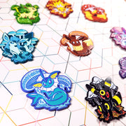 Glaceon Mushroom Enamel Pin - Versiris - Art by Versiris