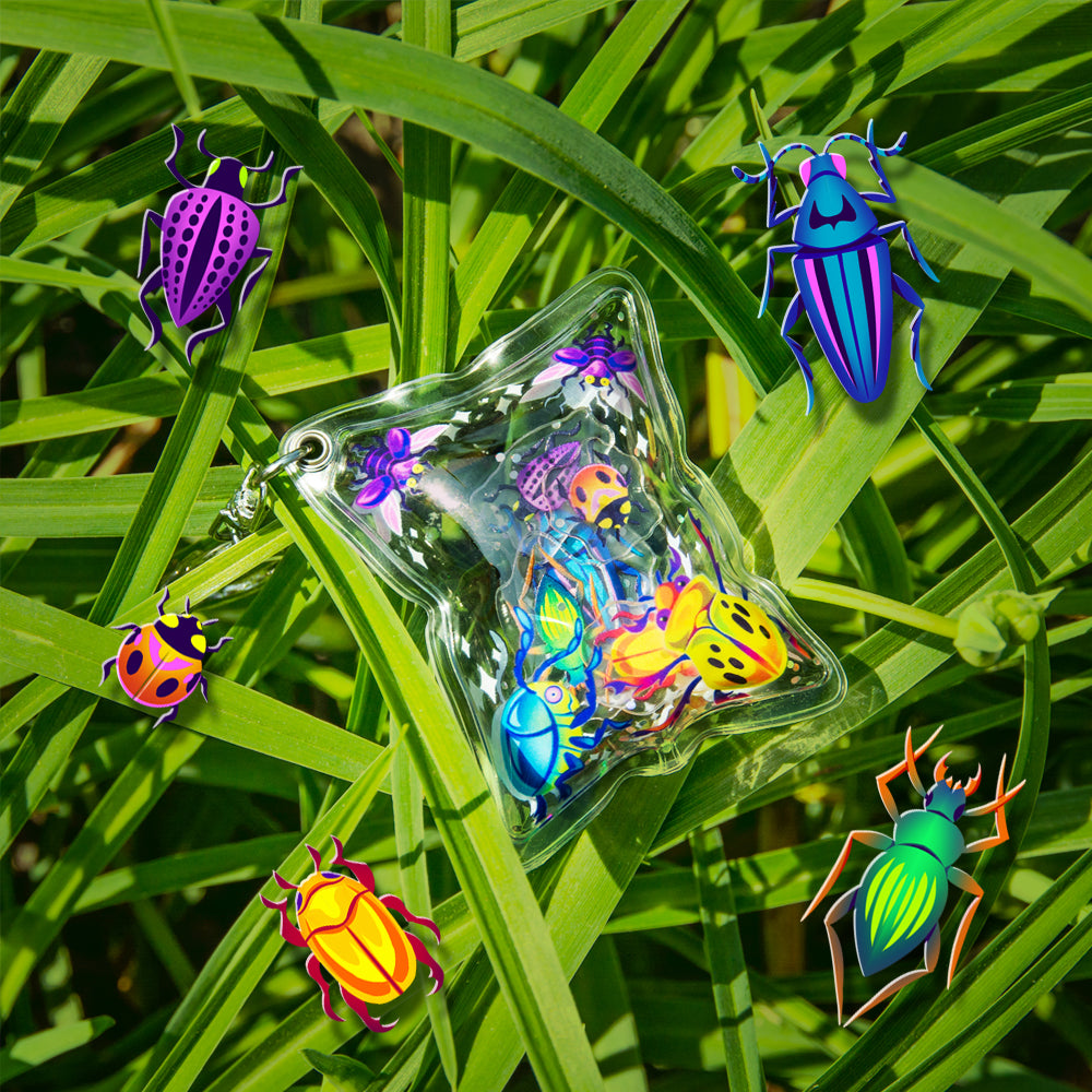 Bag 'O' Beetles Keychain - Versiris - Art by Versiris