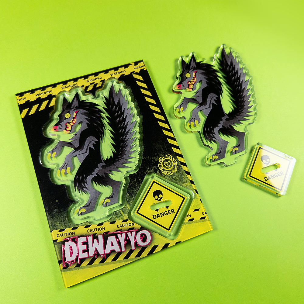 Danger! Dewayyo Acrylic Standee - Versiris - Art by Versiris