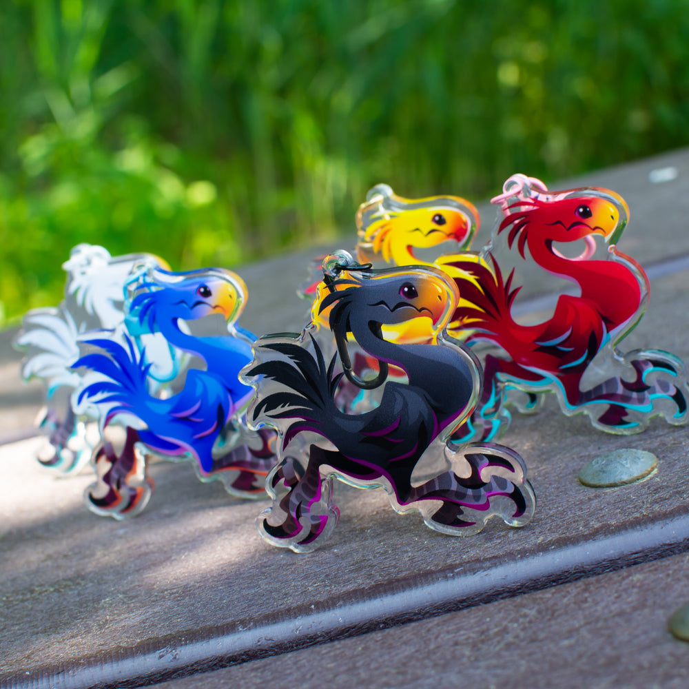 Chocobo Companion Keychain - Versiris - Art by Versiris