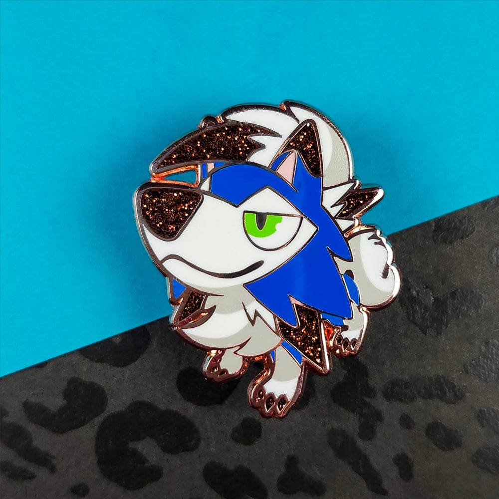 GOOD DOG Lycanroc Pin - Versiris - Art by Versiris