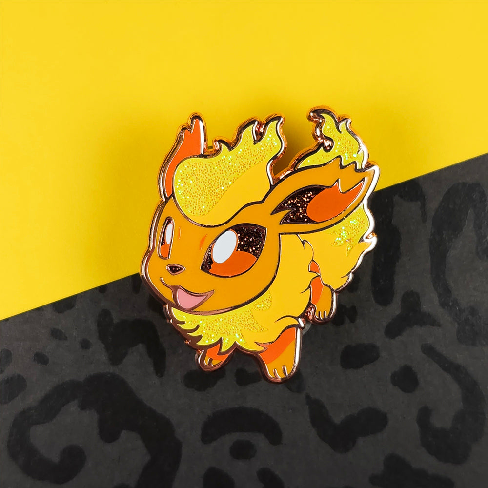 GOOD DOG Flareon Pin - Versiris - Art by Versiris