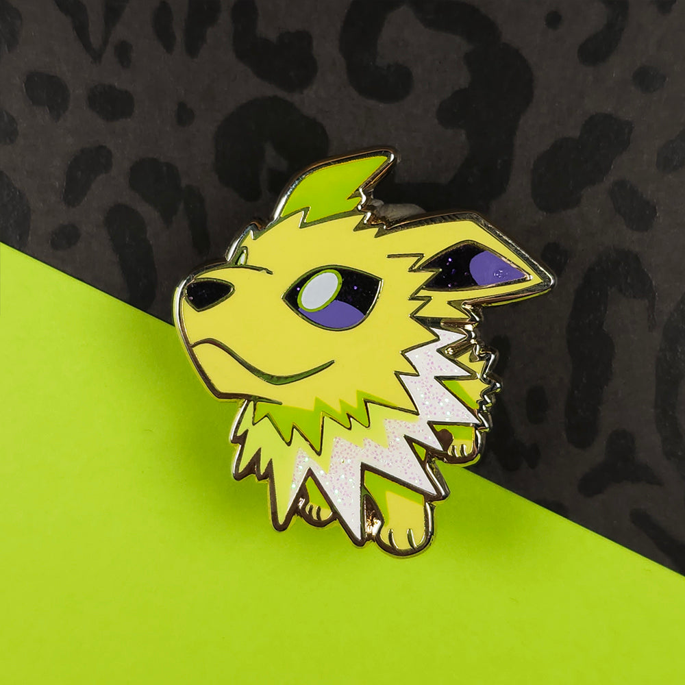 GOOD DOG Jolteon Pin - Versiris - Art by Versiris