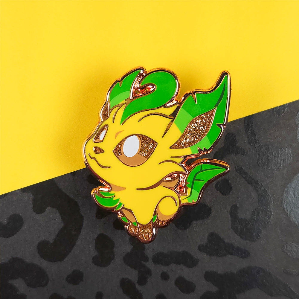 GOOD DOG Leafeon Pin - Versiris - Art by Versiris