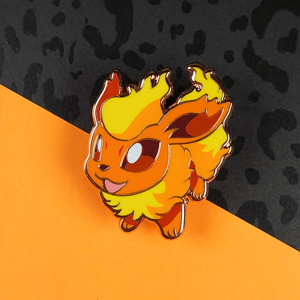 GOOD DOG Flareon Pin - Versiris - Art by Versiris