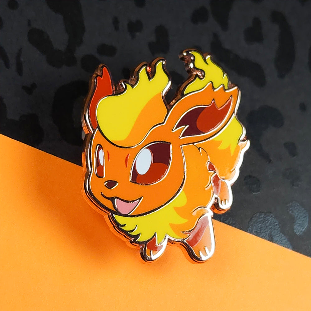 GOOD DOG Flareon Pin - Versiris - Art by Versiris