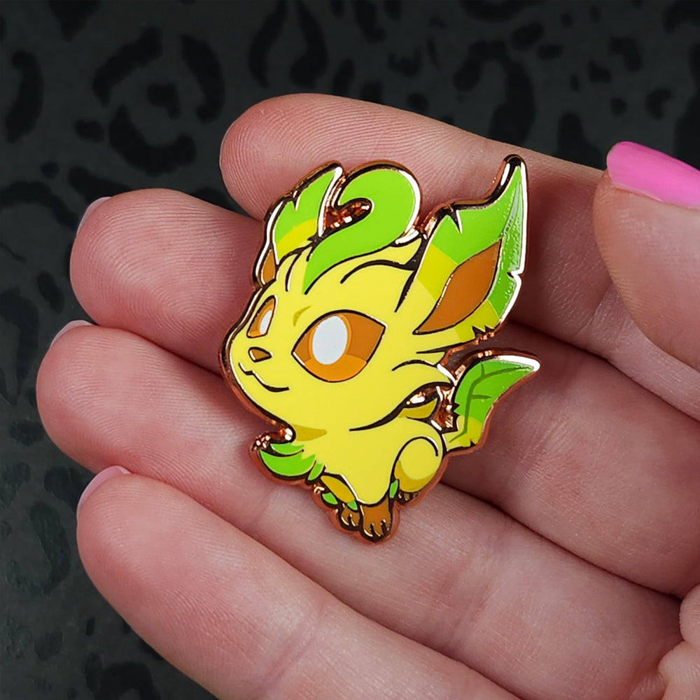 GOOD DOG Leafeon Pin - Versiris - Art by Versiris