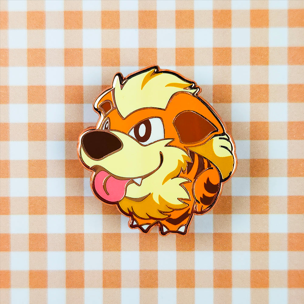 GOOD DOG Growlithe Pin